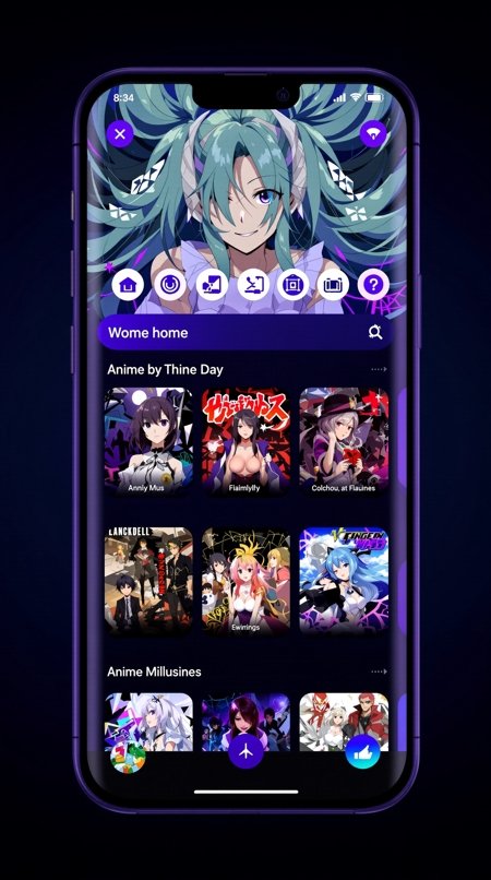 星辰动漫APP - 首页 星辰动漫APP首页界面